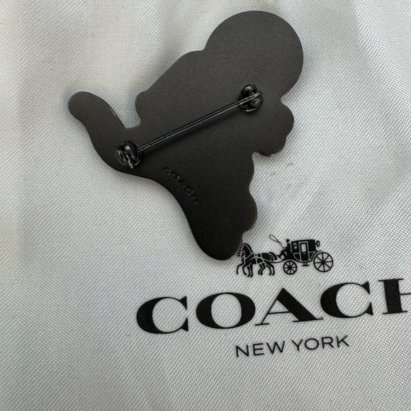 Coach Jetpack Rexy Pin and Planet Earth Pin - Genuine Leather - LIMITED EDITION - Picture 4 of 9